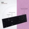 zebion K200 Wired USB Standard Desktop Keyboard Compatible with Desktop, Laptop, Mac  (Black) - Image 4